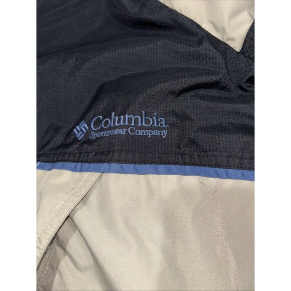 Columbia Fire Ridge Ski Parka Shell Black & Tan Jacket SIZE XL Winter Sports - Picture 2 of 16